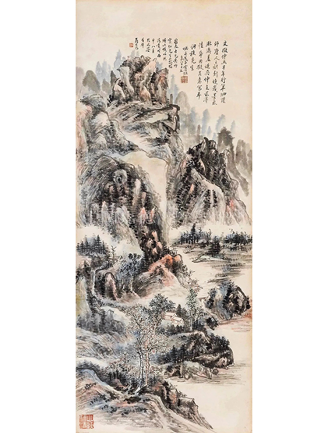 中國(guó)嘉德2019春拍精品導(dǎo)覽 | 百虹齋賓翁遺珠——天雨樓藏黃賓虹《致翁紉秋山水》